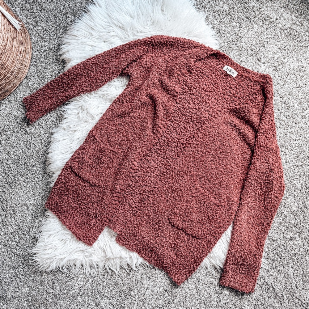 Listicle | Oversized Teddy Knit Sweater | M